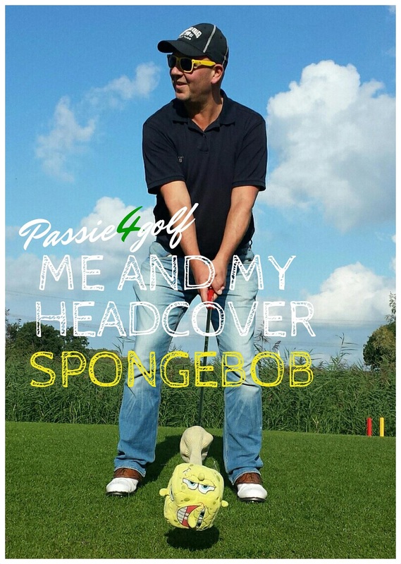 Passie4Golf - hoogtepunten 2015 - me and my head cover - spongebob